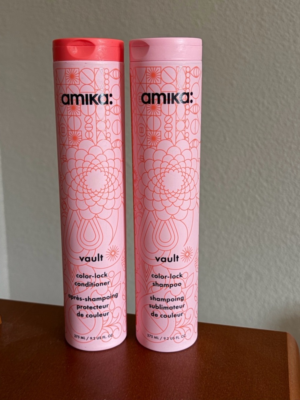 Amika Pink Vault Color-Lock Shampoo & Conditioner Duo
